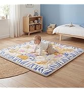 PaPaMat 1.5" Thicker Baby Play Mat for Floor, 50x50 Removable &amp; Machine Washable Cover Playpen Ma...