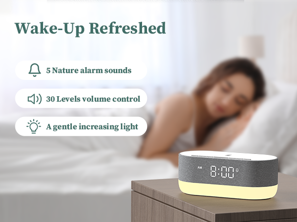 sound machine alarm clock