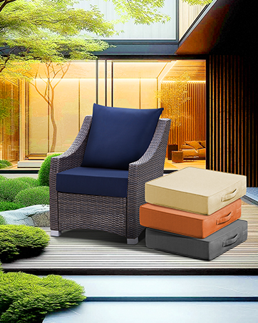 Outdoor seat cushions
