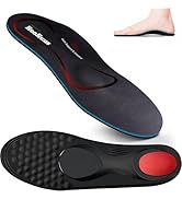 Plantar Fasciitis Insoles Heavy Duty High Arch Support Inserts for Men Women, Orthotic Inserts fo...