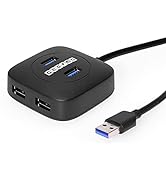 Gearmo 4 Port USB Type-A 3.2 Gen 1 Hub w/GL3510 Chipset Travel Series