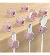 Magnetic Cable Clips, Adjustable Cord Holder Management, Adhesive Wire Keeper Organizer for Home ...
