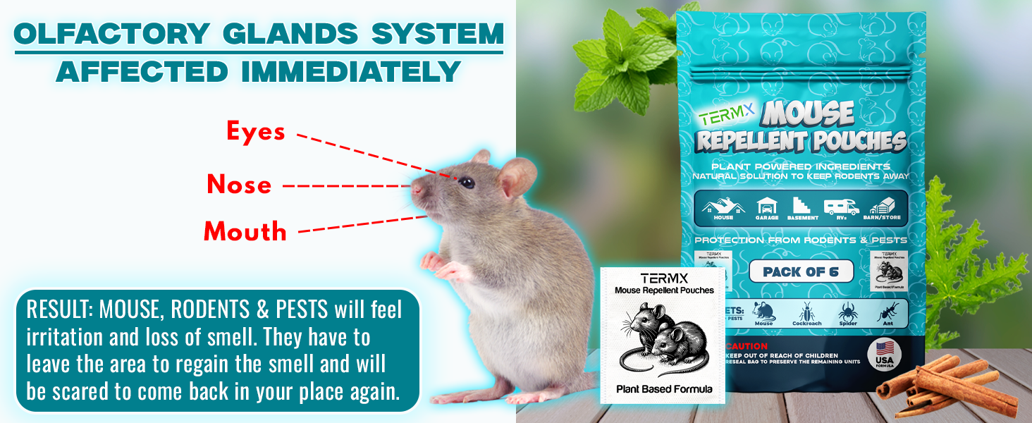Mouse Repellent Pouches