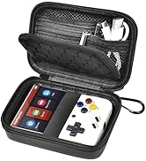 Case Compatible with Miyoo Mini Plus Portable Game Console, Holder for Handheld Game Player and E...