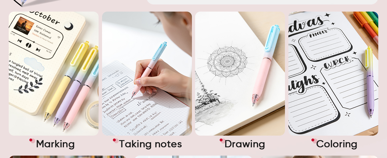 Silent Gel Pens