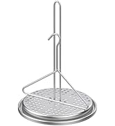 Turkey Chicken Fryer Accessory Kit with Wire Handle Lifter Hook Vertical Roaster Holder Base for ...