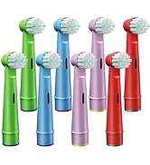 8 Pcs Electric Kid Toothbrush Replacement Heads Compatible with Braun Oral B