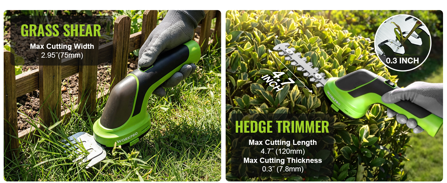 Cordless Grass Shear &amp;amp; Shrubbery Trimmer