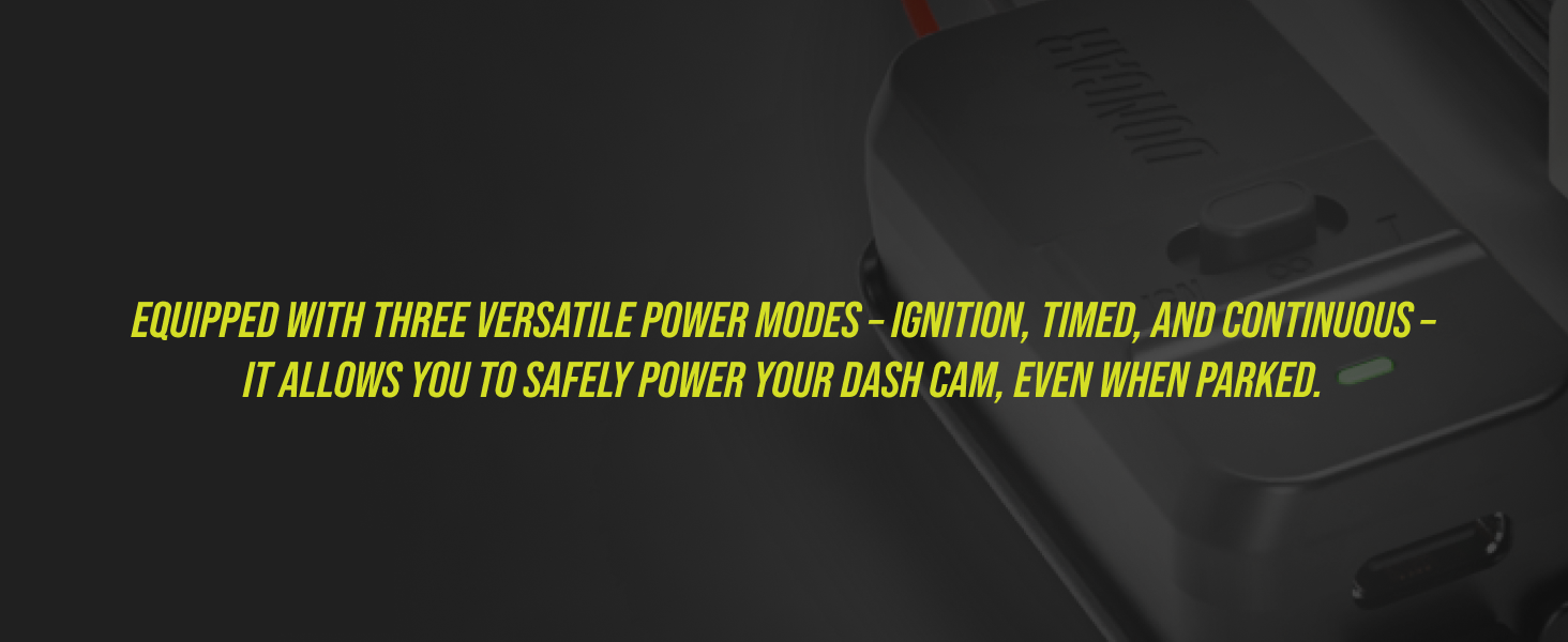 Dongar PRO Parking Mode Dash Cam Power Adapter