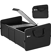 Sposuit Car Storage Trunk Organizer - Collapsible Trunk Organizer with Cooler for Grocery Cargo, ...