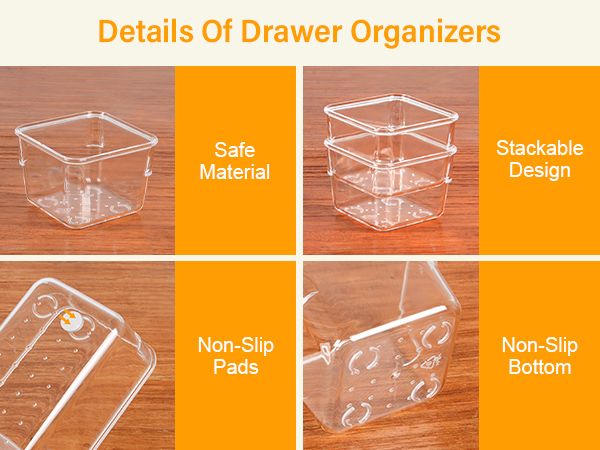clear stackable storage drawers