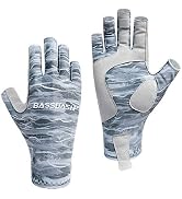 BASSDASH ALTIMATE Fishing Gloves Sun Protection Fingerless Hunting UPF 50+ Men’s Women’s UV Gloves