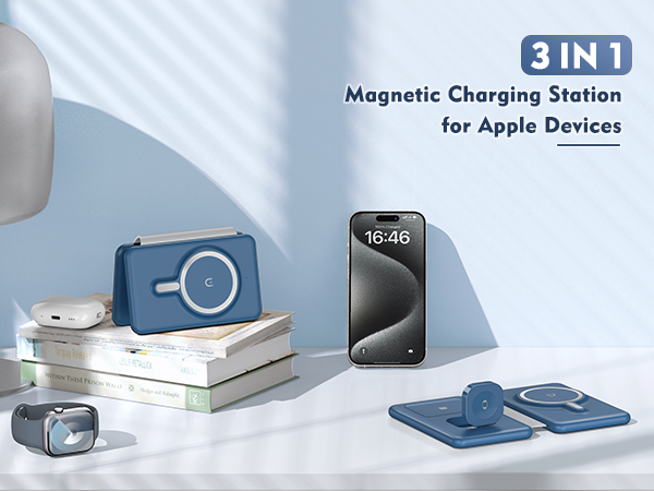 magnetic charging station