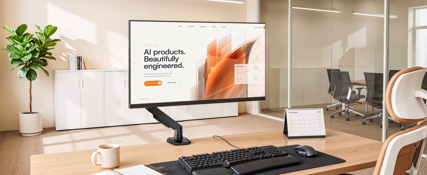 single monitor arm