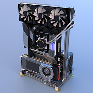 Water cooling installation