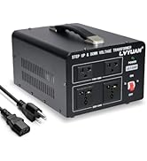 LVYUAN 3000 Watt Voltage Converter Transformer Heavy Duty Step Up/Down AC 110V/120V/220V/240V Pow...