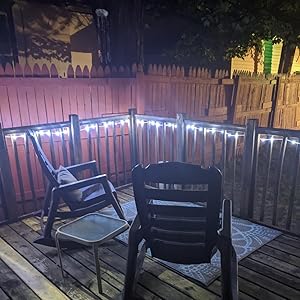 rope lights for railing