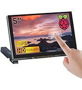 Hosyond 5 inches Touchscreen IPS LCD Display Panel 1024×600 HDMI Capacitive Screen for Raspberry ...