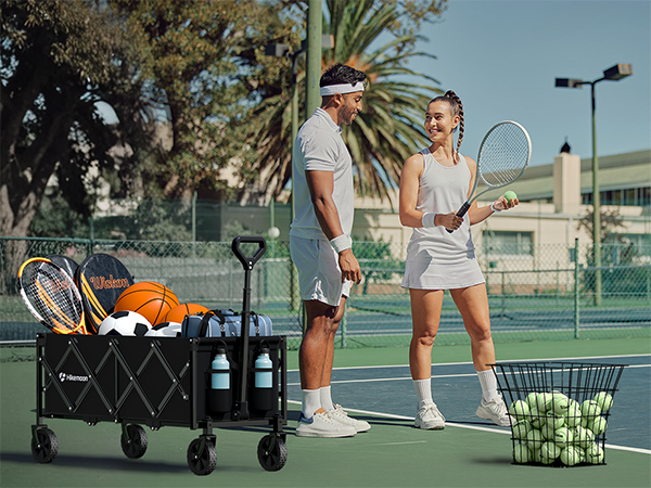 Hikemoon utility wagons carts foldable for sports