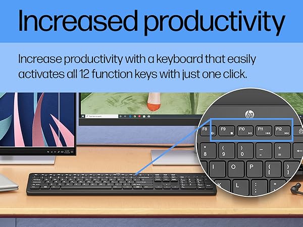 HP 230 Wireless Mouse and Keyboard Combo - Mobile 4c