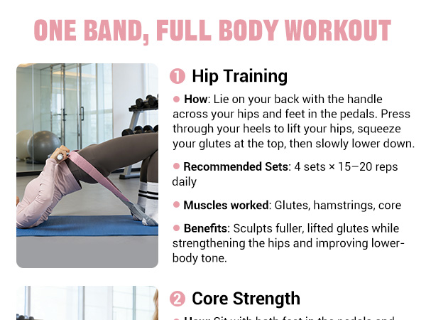 pedal resistance band with handle