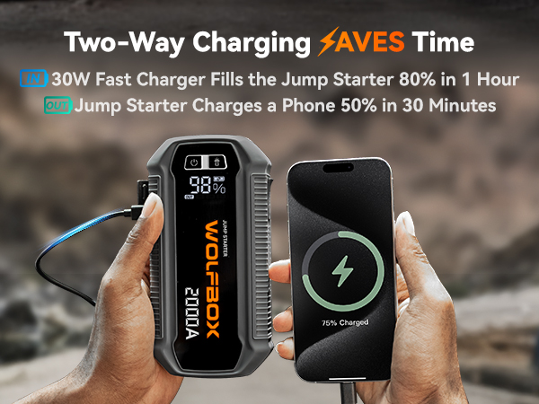 car battery jump starter