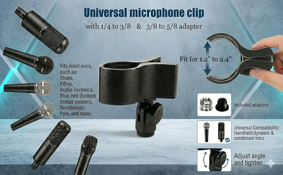 kereal mic clips