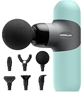 Morelax Mini Massage Gun Portable Deep Tissue Muscle Percussion Massager, Electric Handheld Sport...