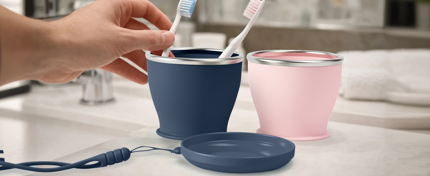 Rinse your mouth with your own clean travel cup at the hotel.