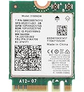 Network Card,ASHATA Wi-Fi Network Adapter Card for Intel Internet 3168NGW Wireless-AC Dual Band W...