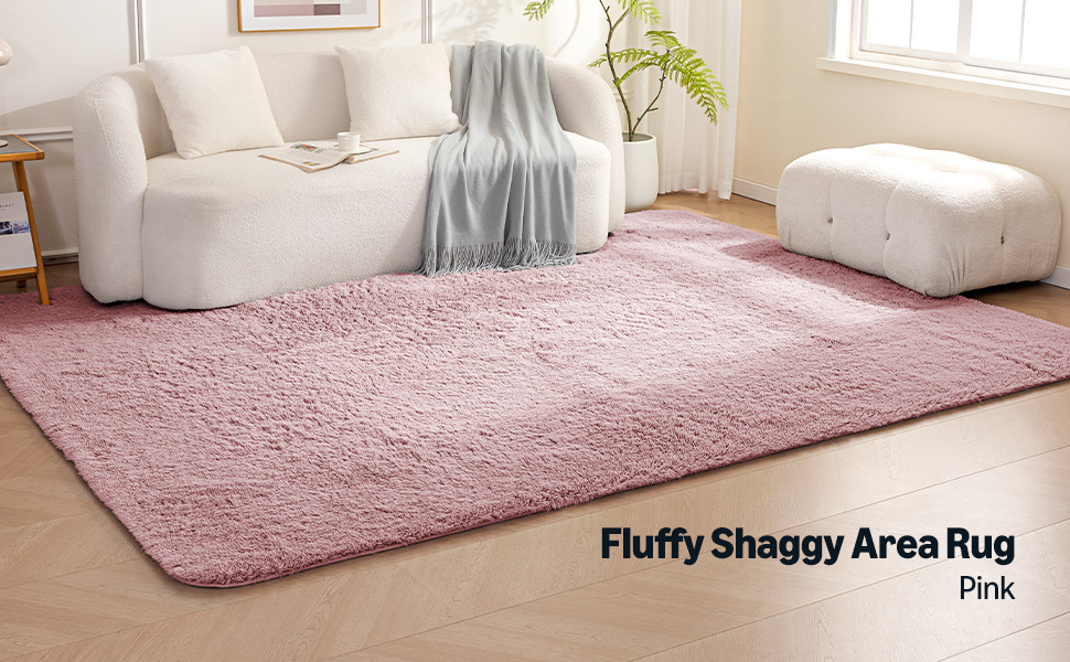 Basics area rug pink 2