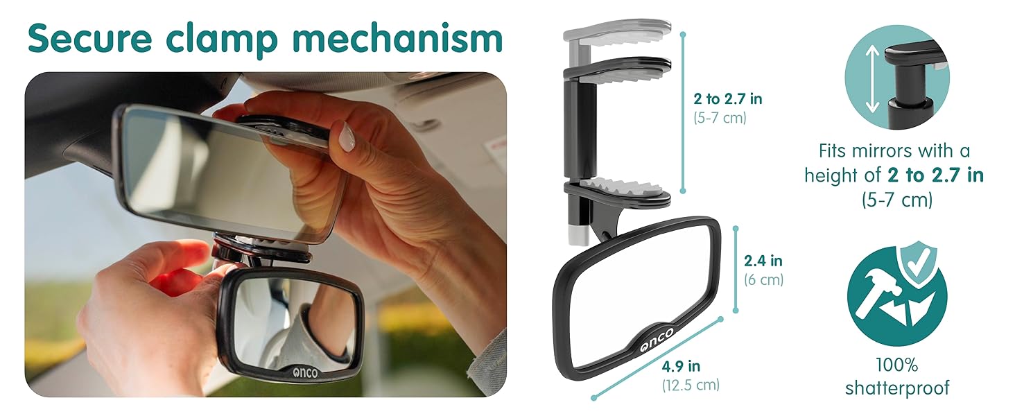 Onco Forward Facing Baby Car Mirror