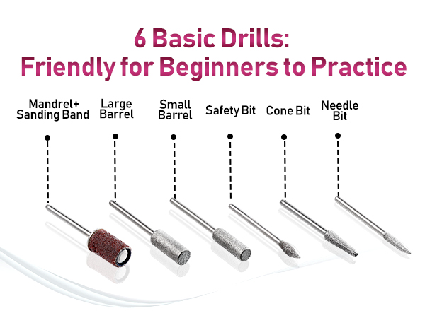 Cordless Nail Drill Electric File Lima de taladro de uñas eléctrica inalámbrica