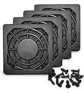 4 Pack of Filters with Fan Screws (40mm)