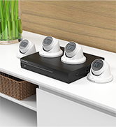 Amcrest 4K POE Security Camera System with 4K 8Ch PoE NVR (4) x 4K (8 Megapixel) Turret IP POE Ca...