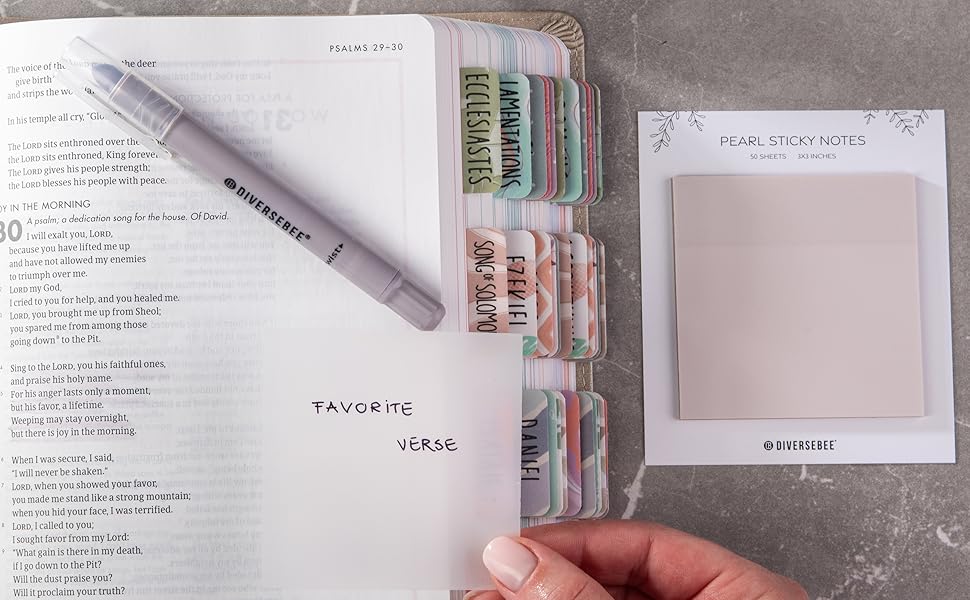 translucent sticky notes