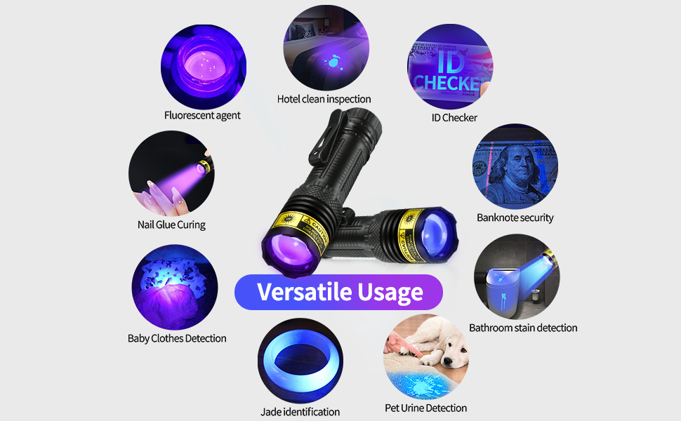 MULTI-FUNCTION UV Flashlight