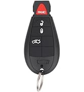Vurkcy Key Fob Entry Remote Control Key Compatible with Chrysler 300, Dodge Charger, Dodge Challe...