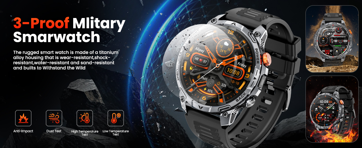 military smart watches for men