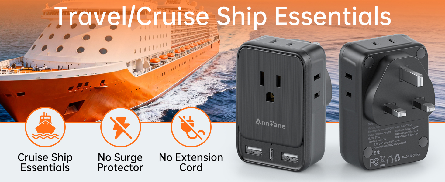 UK adapters for travel