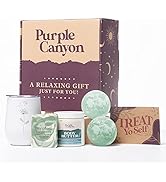 Purple Canyon Bath Gift Set for Women | Revitalizing Eucalyptus Spearmint and Cucumber Mint Self-...