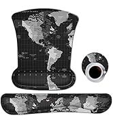 ToLuLu Keyboard Wrist Rest Pad Ergonomic Mouse Pad Set, Mouse Pad for Computer Laptop, Non Slip M...