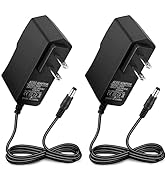 Facmogu 2 Pack DC 5V 2A Power Adapter, AC 100-240V to DC 5V 2A 10W Power Supply Transformers, 5.5...