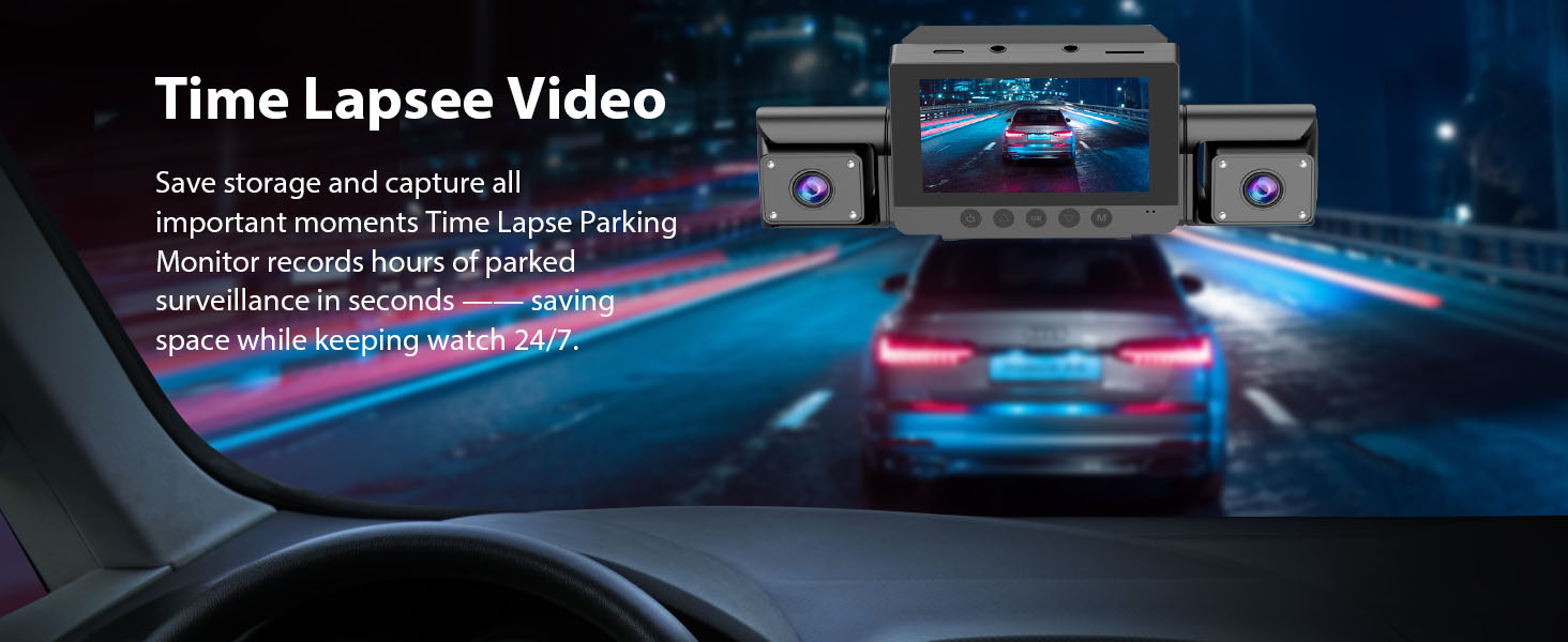 dashcam front and rear camera