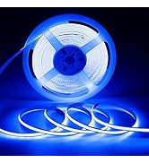 ShineBurky 32.8FT/10M Blue COB LED Strip Light, 3200LEDS LED Tape Lights, High Bright CRI93+ Flex...