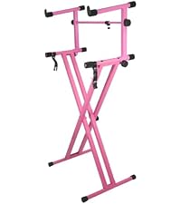 5 CORE Keyboard Stand Adjustable Heavy Duty for Electric Digital Pianos and Synths Fits 54 to 88 Key...