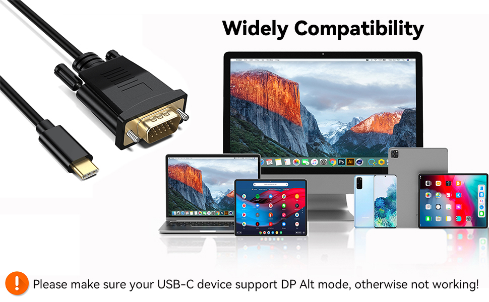 vga to usb c