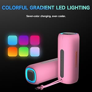 Bluetooth Speakers with RGB Lights