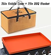 BANGIE Griddle Cover Mat for Blackstone 36 Inch + BBQ Blanket 19 Inch