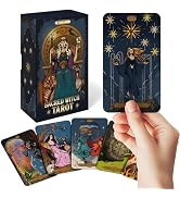 Wyspell Tarot Cards with Guide Book - Sacred Witch Unique Tarot Deck for Beginners - Traditional ...